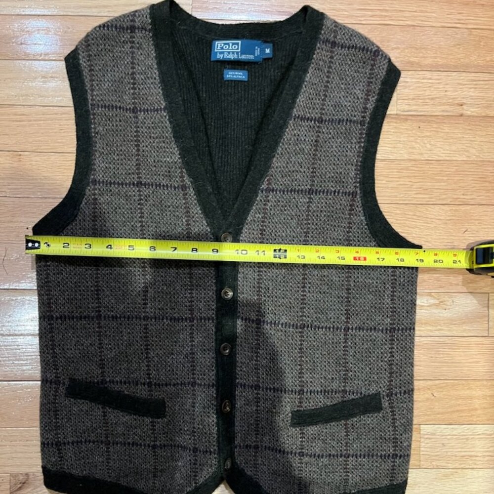 Polo by Ralph Lauren Wool/Alpaca Sweater Vest - size M - Picture 5 of 5